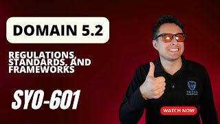 Free SEC+ | Domain 5.2 - Regulations, Standards, and Frameworks | Full SY0-601 Course