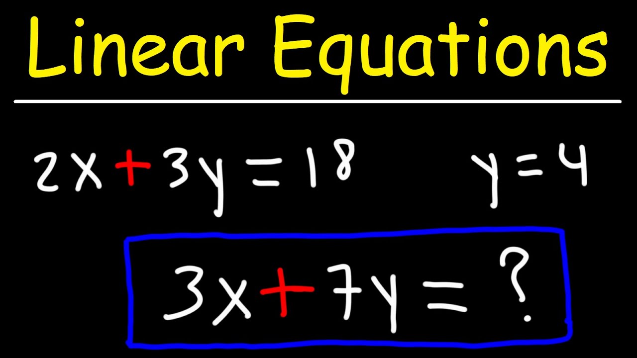 Evaluating Algebraic Expressions by Solving Linear Equations - GED Math
