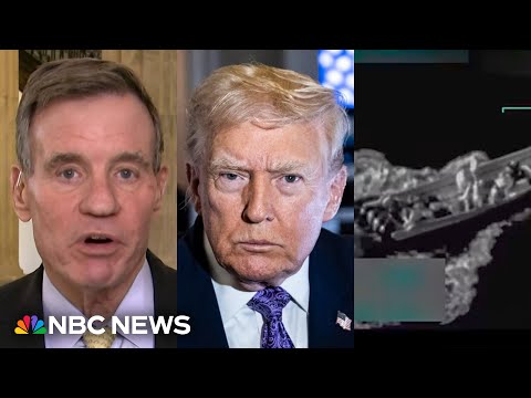 Trump admin. should release ‘unedited video’ of strikes on alleged drug boats, says Sen. Warner