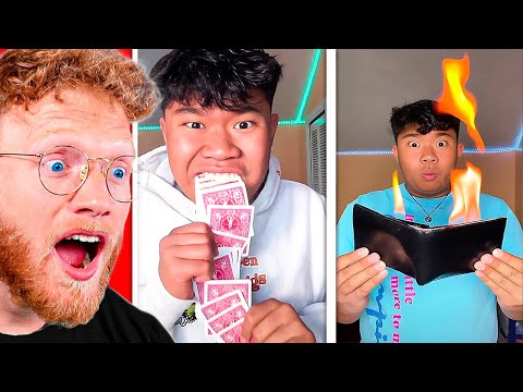 BeckBros React To BEST MAGIC TRICKS EVER! (SeanDoesMagic)