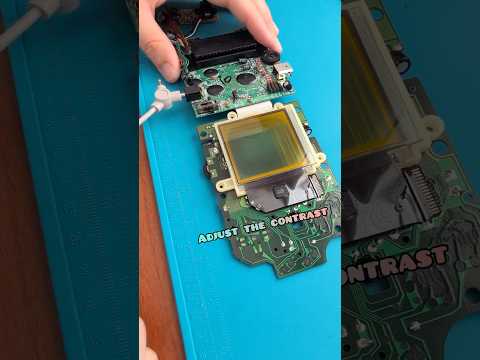 How to fix vertical lines on an original Nintendo Game Boy DMG missing pixels quick repair guide