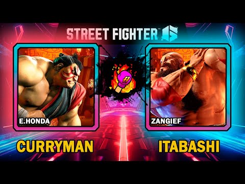 Street Fighter 6 🥊 Curryman (E.HONDA) VS Itabashi (ZANGIEF) 🥊 スト6  🥊 SF6 🥊