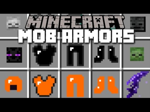 Minecraft MOB ARMOR MOD / WEAR YOUR FAVOURITE MOBS ARMORS!! Minecraft