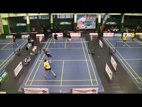 2013 Mistrzostwa Polski Badminton 2 Runda Debla Czysz/ Pietryja vs Szkudlarczyk/ Wacha 2 set HD