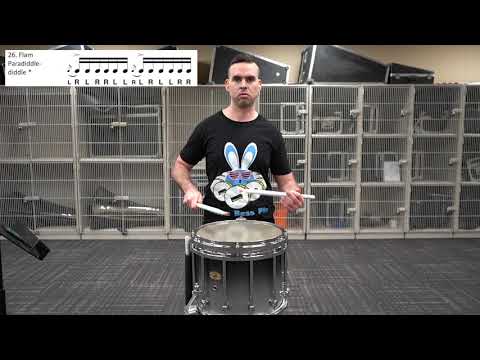 Flam Paradiddle-Diddle - Rudiment Example by EMC (slow-Fast-Slow)