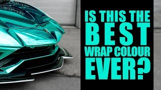 Yianni's Lambo Wrapped in New Hexis Chrome Colour