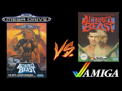 Amiga vs. Mega Drive - Altered Beast Port Comparison