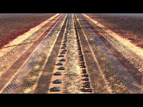 5,000,000 Orc Warriors & Ghosts Attack the 12 Lines Ranged Army - Epic Battle Simulator 2 - UEBS 2