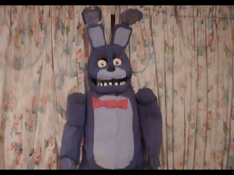 FNAF Real Life Size Model : Bonnie hand crafted Prop | Five Nights at Freddy's Art Video