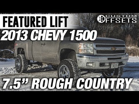 Featured Lift: 7.5\" Rough Country Lift Kit 2013 Chevy 1500
