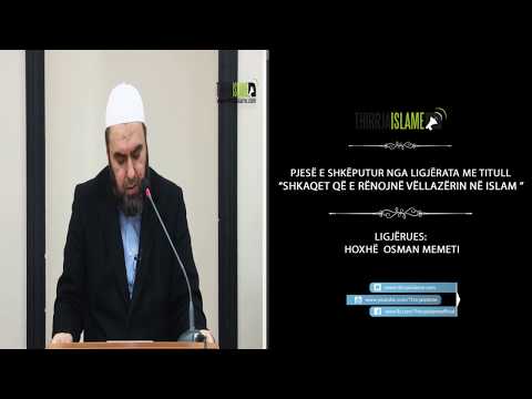 Tallja mes njëri tjetrit- Hoxhë Osman Memeti