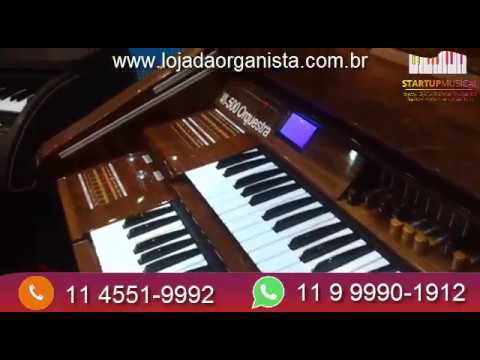 Órgão Eletrônico Harmonia  Hs 500 Orquestra - Loja da Organista