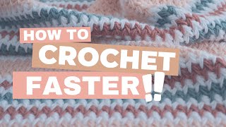 Crochet FASTER With These Simple Tricks!