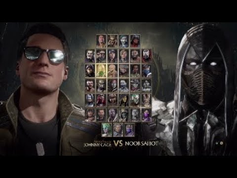 Mortal Kombat Ultimate Johnny Cage vs Noob Saibot (Very Hard)