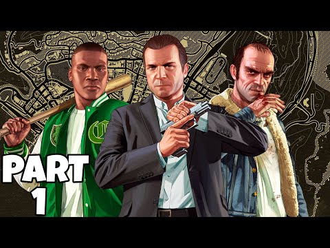 GTA 5 (Grand Theft Auto 5) PS5 Gameplay Walkthrough Part 1 - Intro