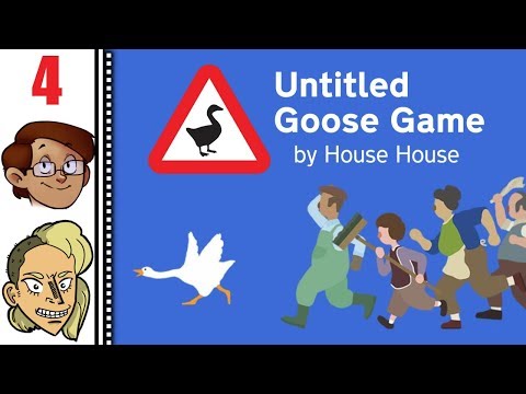 Let's Play Untitled Goose Game Part 4 - Bullying a Ball