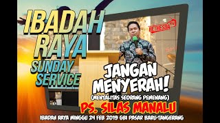 Download lagu 'JANGAN MENYERAH!' Khotbah Ps. Silas Manalu (Ibadah Raya GBI Pasar Baru Tangerang) mp3 Download lagu 'JANGAN MENYERAH!' Khotbah Ps. Silas Manalu (Ibadah Raya GBI Pasar Baru Tangerang) mp3