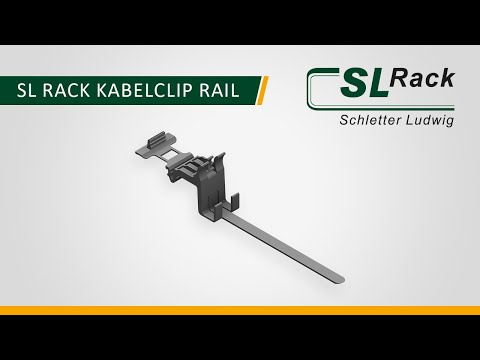 Kabelclip RAIL matt schwarz