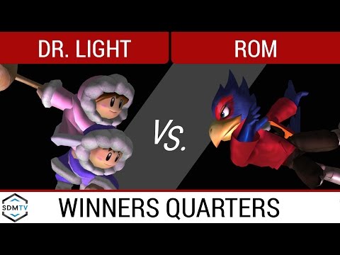 SDSU Biweekly 49 - Dr. Light (Ice Climbers) vs. ROM (Falco) - SSBM Winners Quarters - Smash Melee