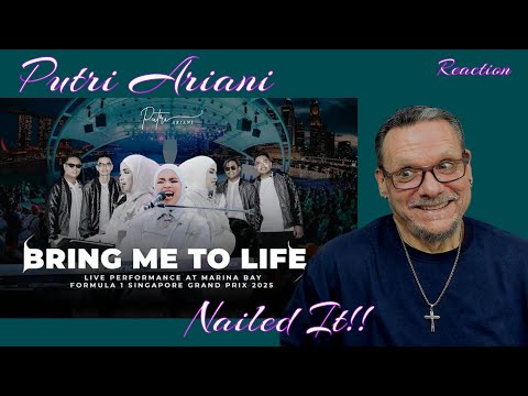 Putri Ariani | EVANESCENCE - BRING ME TO LIFE (cover live) | First Time Reaction