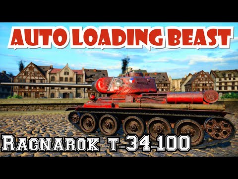 RAGNAROK T-34-100 Tank Review  || World of Tanks Console PS4 XBOX Mercenaries
