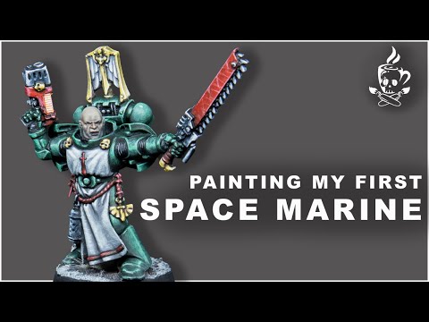Painting My FIRST Space Marine | How to Paint a Dark Angel