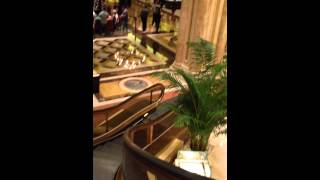 preview picture of video 'CURVED ESCALATORS @ THE VENETIAN MACAU CASINO'