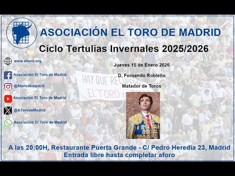 Tertulia con D. Rafael García Garrido, presidente de Plaza1. 27/11/2025
