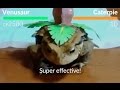 Real Life Pokemon GO Battle VENUSAUR VS CATERPIE Super Realistic Augmented Reality AR Mode