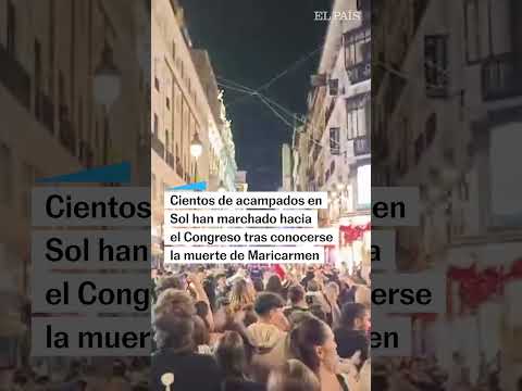 Marcha hacia el Congreso tras la muerte de Maricarmen #shorts