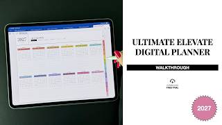 2027 Ultimate Elevate Digital Planner and 12 Subject Notebook Walkthrough