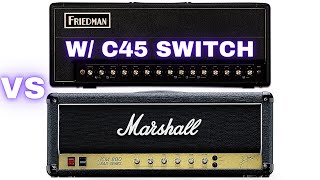 Video thumbnail for Friedman BE-100 Deluxe w/ C45 vs Marshall JCM 800 2203 by Hollywood Rare Guitars