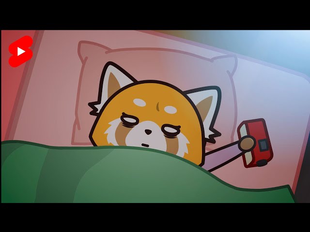 Vídeo relacionado con Silla de oficina Aggretsuko Rage Camiseta Manga Raglan