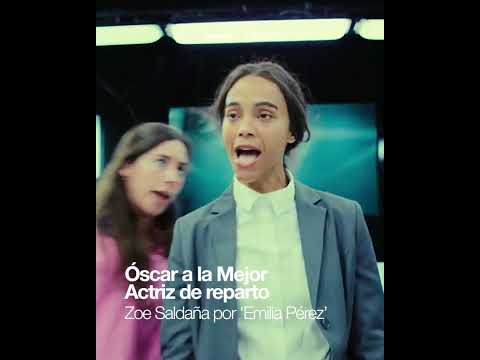 Zoe Saldaña gana el Oscar a Mejor Actriz de Reparto