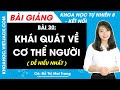 Khoa học tự nhiên 8 Bài 30: Khái quát về cơ thể người | Kết nối tri thức