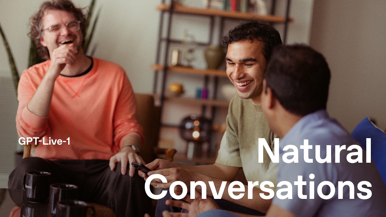 Natural Conversations with GPT-Live - OpenAI Youtube