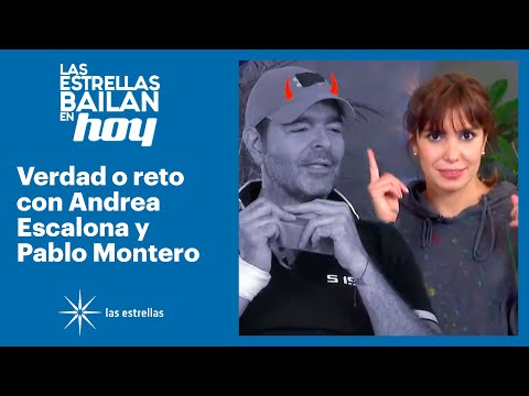 Pablo Montero y Andrea Escalona juegan verdad o reto | #LasEstrellasBailanEnHoy