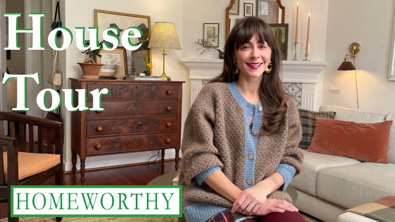 HOUSE TOUR |  A Cozy 600 Sq Ft Washington, DC Apartment with DIY Decor