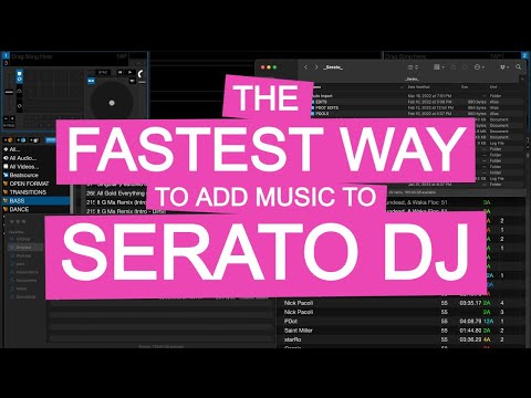 The BEST WAY To Add New Music To SERATO DJ PRO!!!