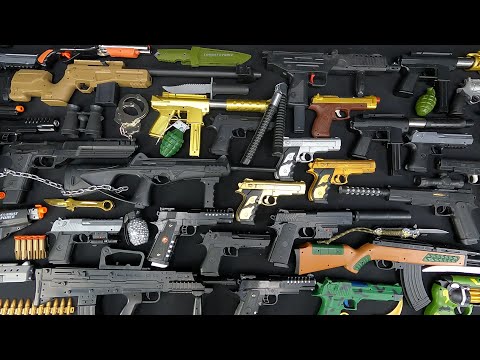 Dozens of Dangerous Bead-Firing Pistols, Realistic Rifles, Toy Guns for Assassination and Robbery