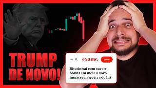 🚨 BITCOIN RESISTIRÁ AO NOVO ATAQUE DO TRUMP?
