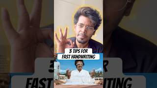 How to write fast handwriting 🖋️ 3 Tamil tips ✨ #niruscalligraphy #handwriting beginners