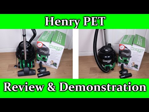Henry Pet Vacuum Cleaner Unboxing, Review & Demonstration