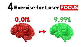 Boost your focus today with 4 simple exercises!