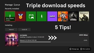 How to Download Games Faster on any Xbox