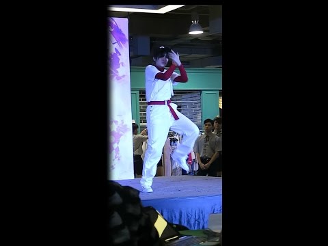 [161009][fancam] NamWoon (Stawberry Jubjang Cover NCT U )- The 7th Sence @HAHA MALL final stage