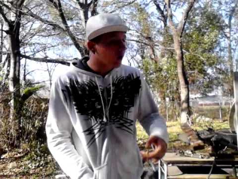 Lil Saint rapping With Dj Big Twinkie behind  the Cam