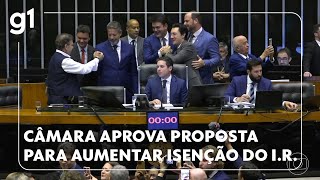 Câmara aprova por unanimidade proposta que aumenta a faixa de isenção do Imposto de Renda