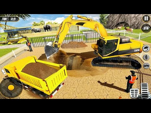 Zoo Construction Simulator - Animals Zoo Building Android GamePlay