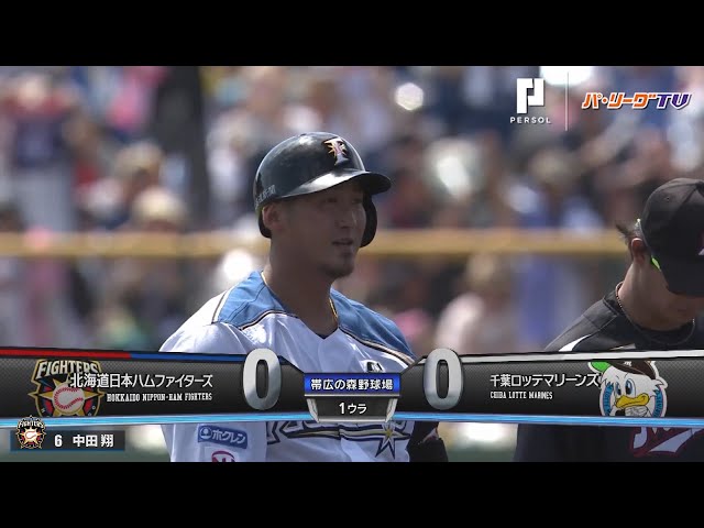 ファイターズ・中田 昨日に続き3本のタイムリー!! 打点トップのライオンズ・山川に迫る!!
